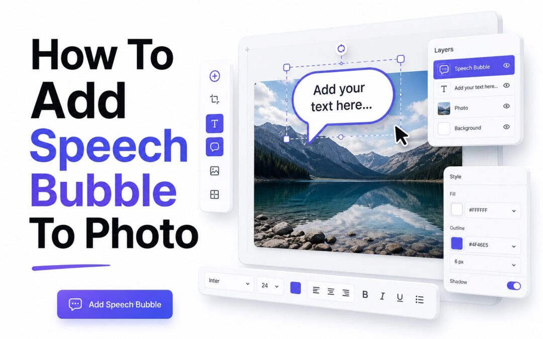 How to Add a Speech Bubble to a Photo Easily