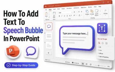 How to Add Text to a Speech Bubble in PowerPoint
