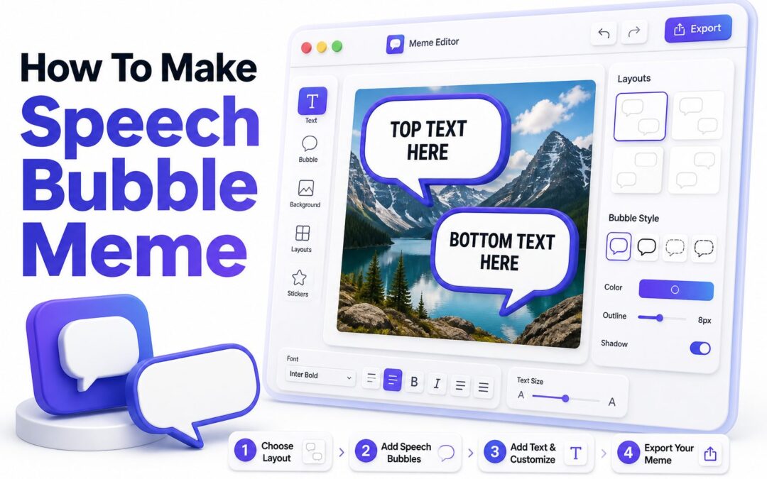How to Make a Speech Bubble Meme: Easy Step-by-Step Guide